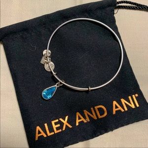 Alex and Ani water drop 💧 charm bracelet